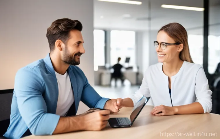 웰빙코디네이터 필수 소프트 스킬 - **Prompt: Inspiring Personal Transformation and Trust**
    "A male wellness coordinator, in his lat...