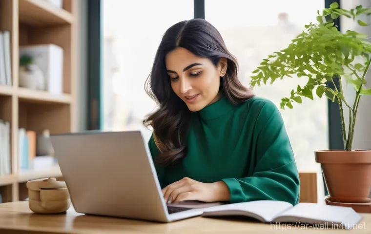 웰빙코디네이터와 자격증 업데이트 - Prompt 1: Dedicated Wellness Professional Studying**