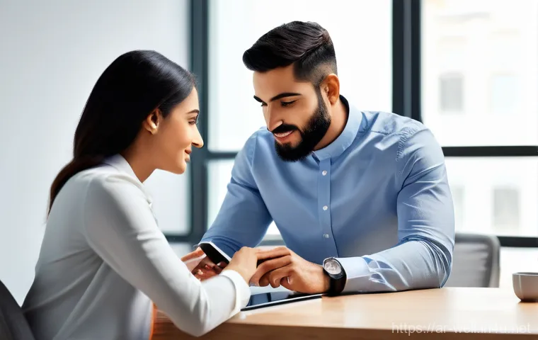 웰빙코디네이터와 헬스 데이터 활용 - **Prompt**: "A professional and warm scene inside a modern, softly lit wellness consultation office....