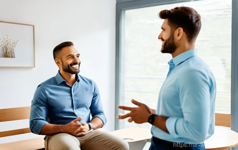 웰빙코디네이터의 경력 관리 - **Prompt:** A diverse group of five adults, all dressed in comfortable and modest activewear, are pa...