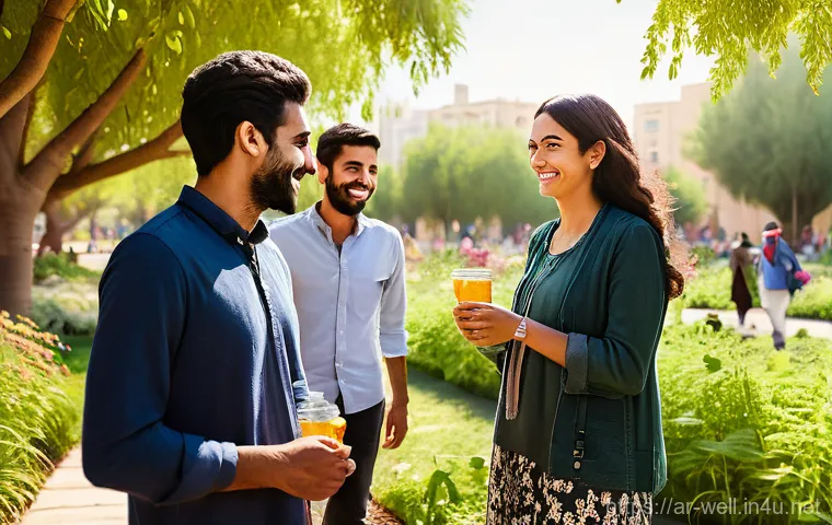 웰빙코디네이터가 주도한 프로젝트 사례 - **Serene Morning Ritual in a Modern Arab Home:**
    A solo adult woman, aged around 30-40, is seate...